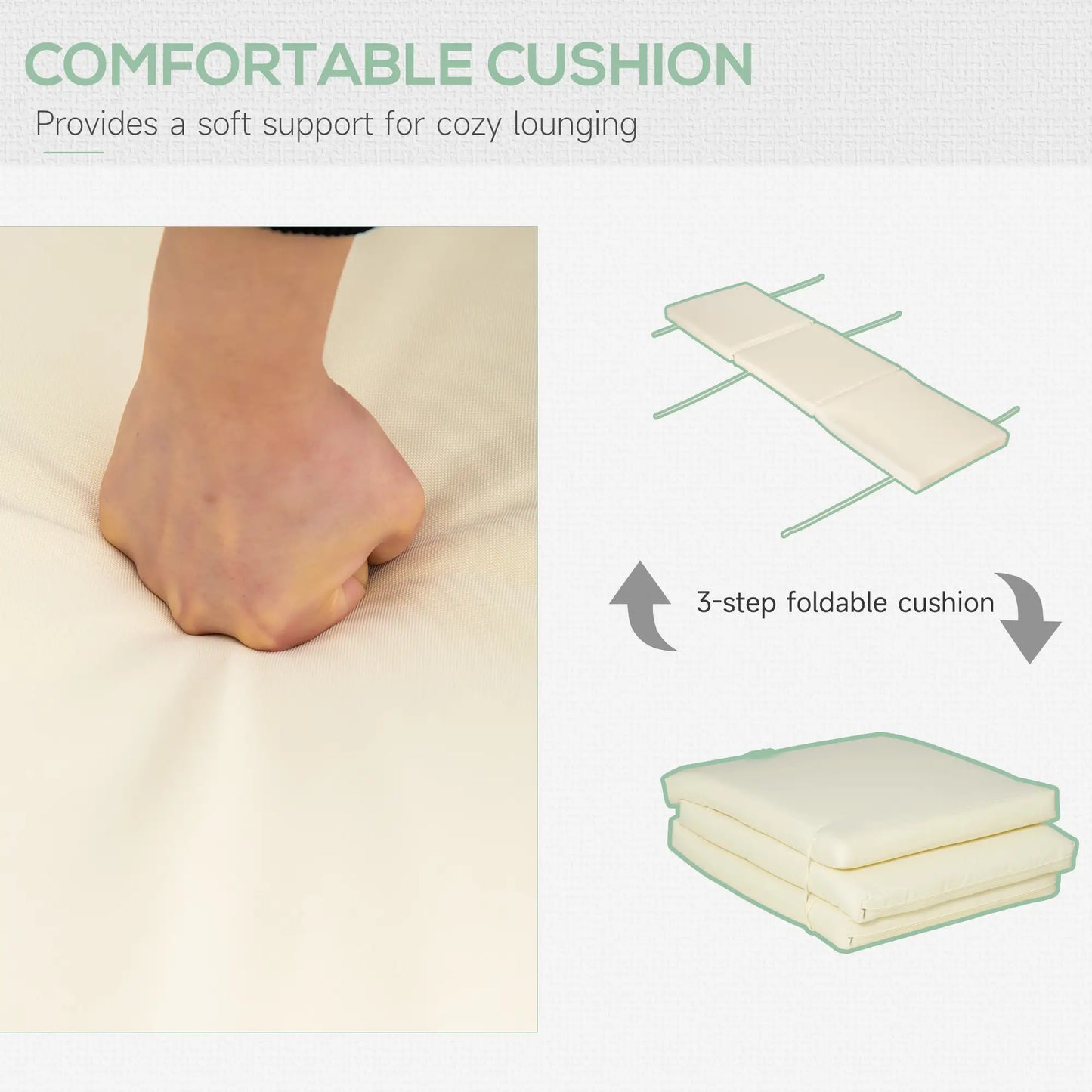 Wooden Folding Chaise Lounge, Outdoor Chair, Adjustable Back, Light Grey Chaise Loungers at Gallery Canada