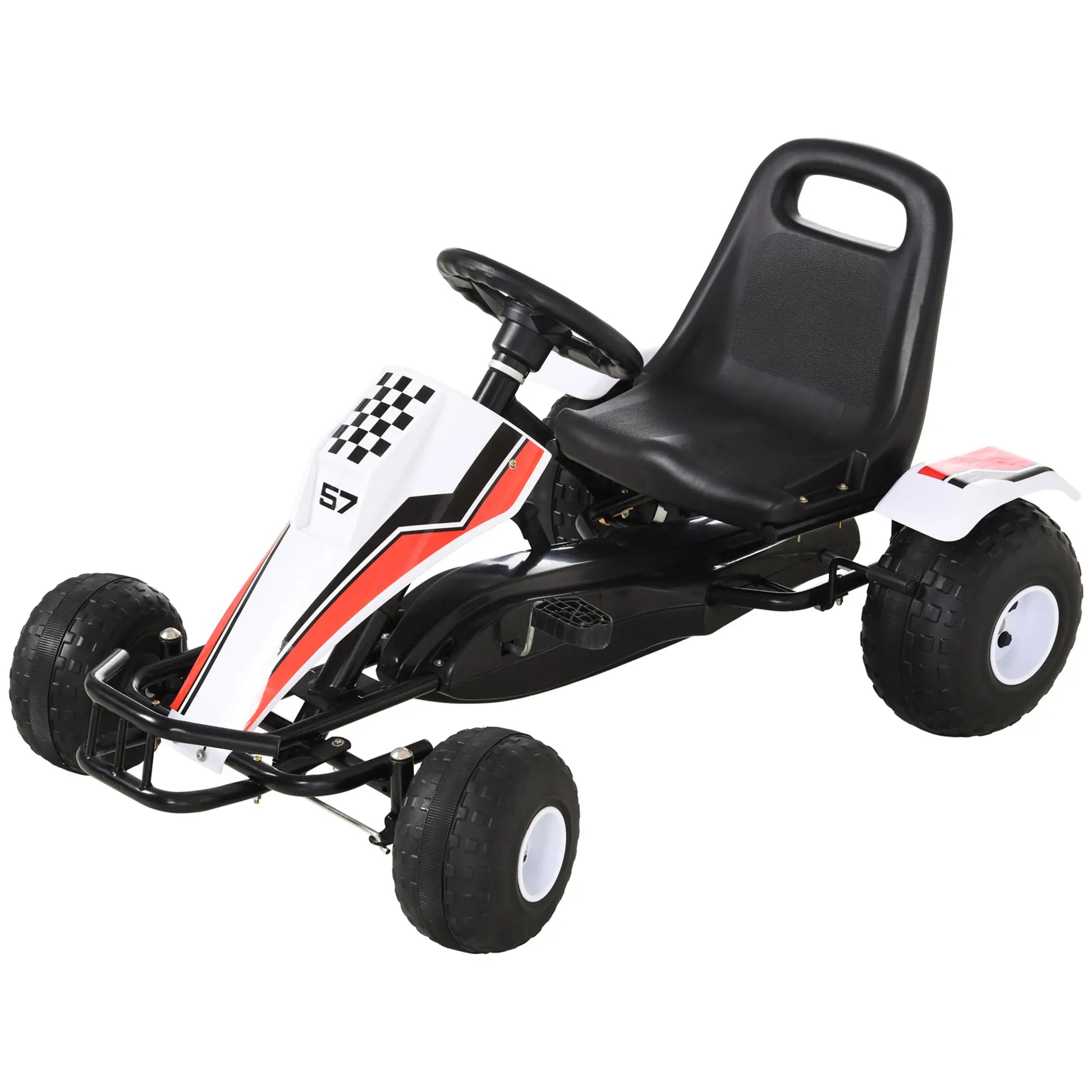 Kids Pedal Go Kart, Adjustable Seat, Plastic Wheels, 3-6 Years Pedal Go Karts for Kids at Gallery Canada