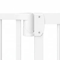 Barrière de sécurité pour animaux à pression, 30"-51" de large, fermeture automatique, noir