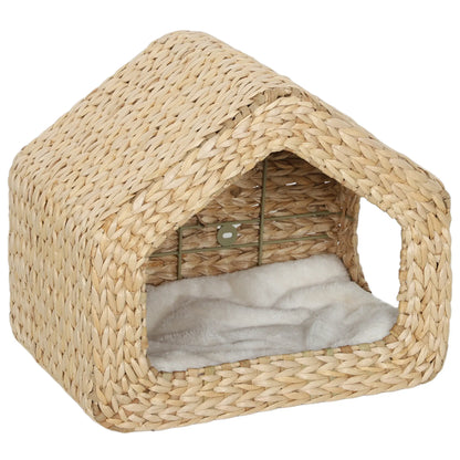Cat Wall Shelf, Wall Mounted Cat House, Washable Cushion, Natural Cat Climbing Wall Natural Seagrass, Cream White at Gallery Canada