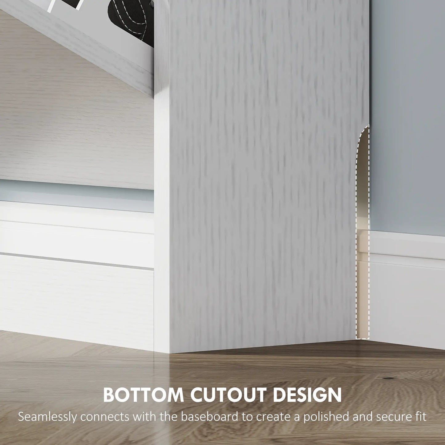 Narrow Shoe Cabinet 3 Flip Drawers, 31.5"W x 6.7"D x 42.5"H, White Shoe Storage Cabinets & Racks at Gallery Canada