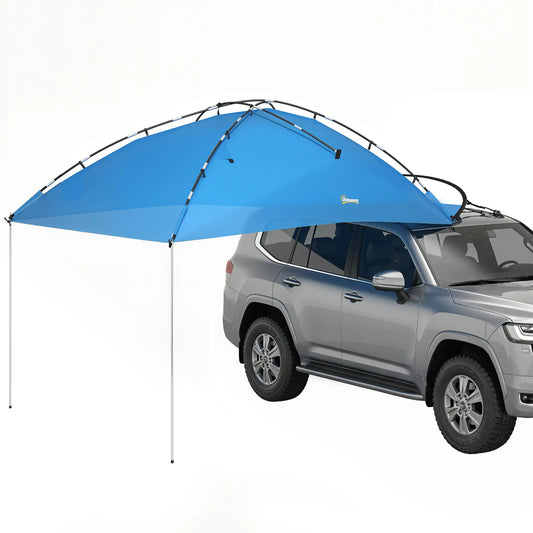 SUV Car Awning Camping Tent, 3000mm Waterproof, Light Blue Camping Tents Light Blue at Gallery Canada