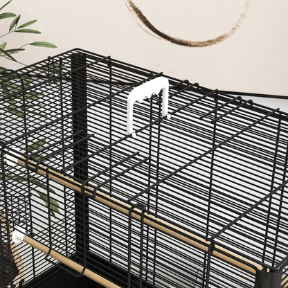 22" Bird Cage for Budgies, Finches, Canaries, Black Bird Cages at Gallery Canada