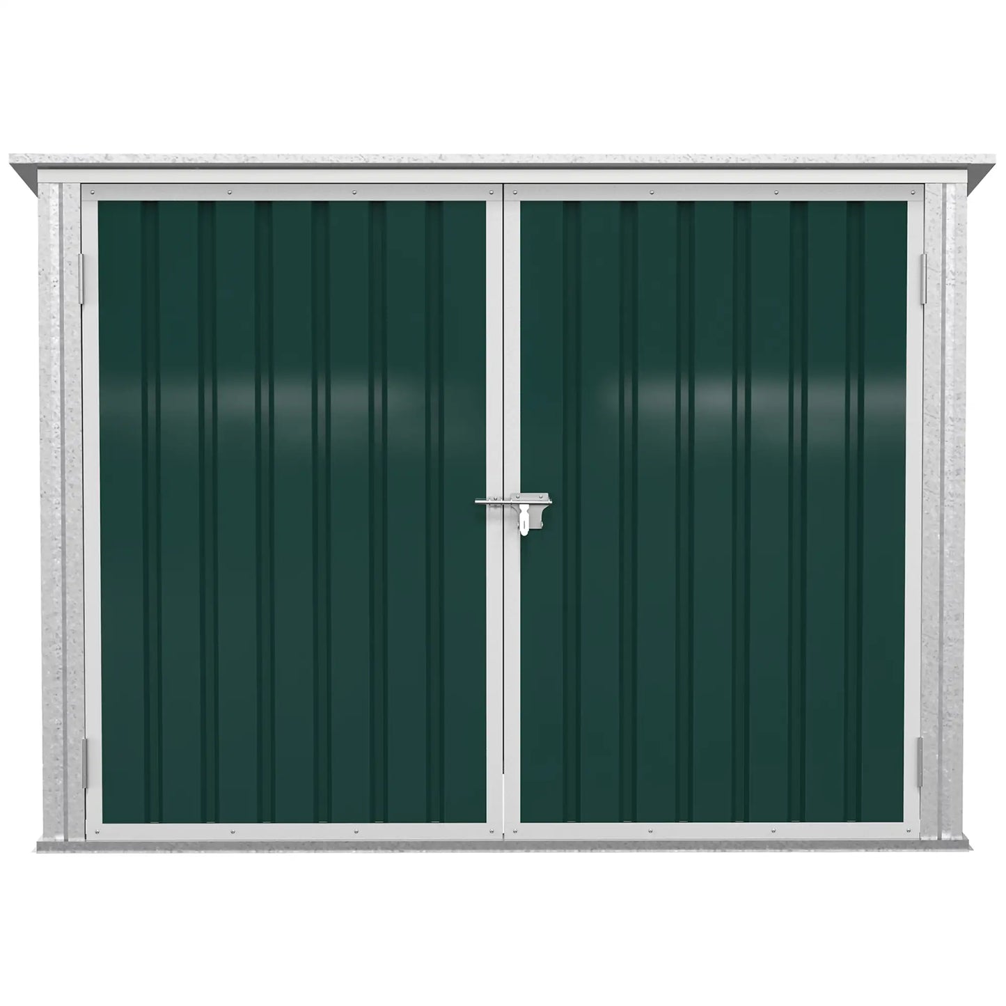 6x3 FT Outdoor Storage Shed, Double Door Trash Can Organizer, Green Sheds at Gallery Canada
