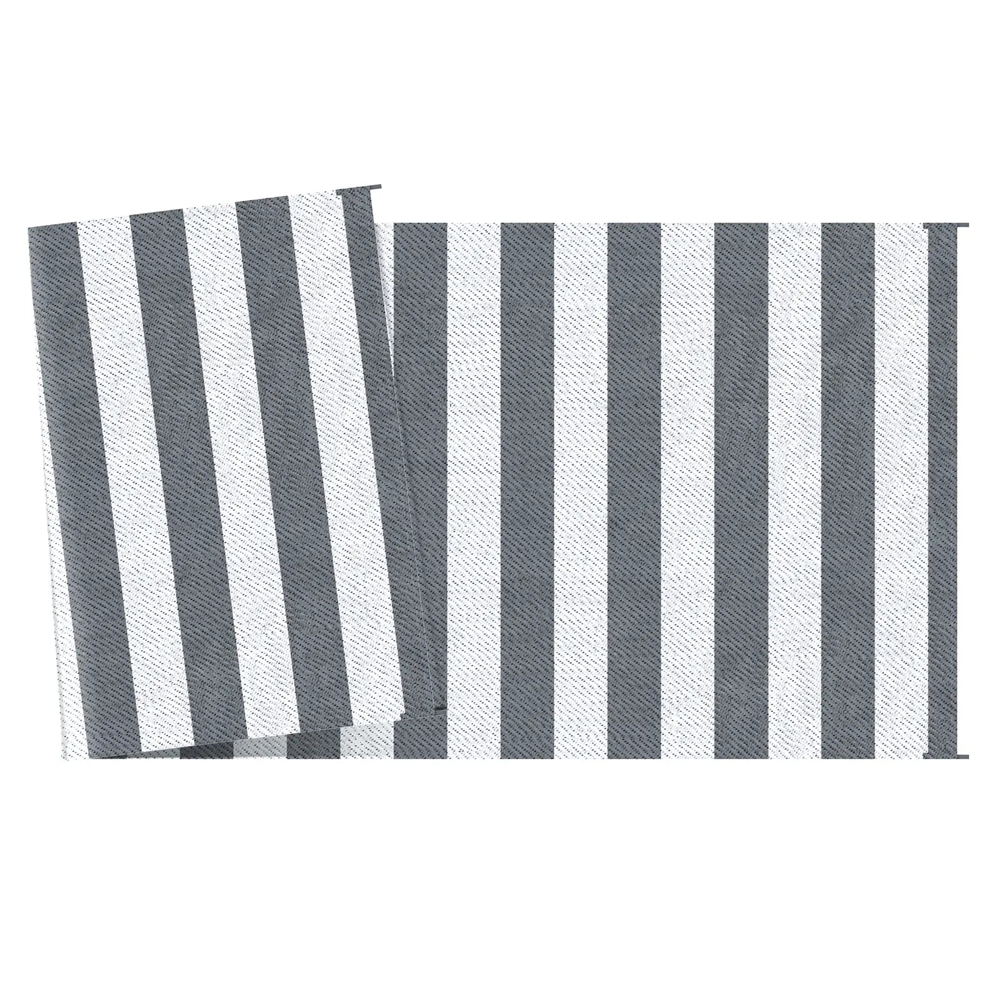 Reversible Outdoor RV Rug, Patio Floor Mat, 9' x 18', Grey & White Garden Decor at Gallery Canada