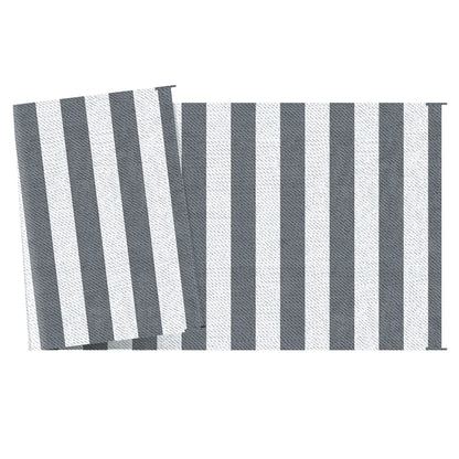 Reversible Outdoor RV Rug, Patio Floor Mat, 9' x 18', Grey & White Garden Decor at Gallery Canada