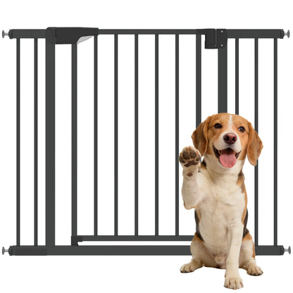 Baby Gate, Pet Safety Gate, 30"-41" Wide, Auto-Close, Black Pet Gates at Gallery Canada