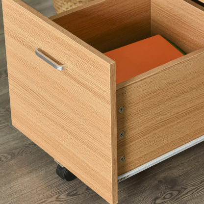 2 Drawer File Cabinet with Lock, Mobile Vertical, Natural Office Cabinets & Cupboards at Gallery Canada