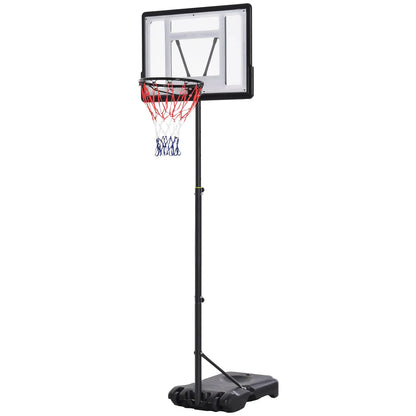 5-7FT Basketball Hoop, Height Adjustable with Wheels for Youth Outdoor Basketball at Gallery Canada