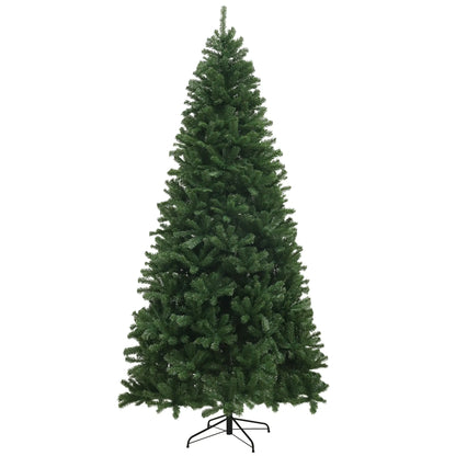 9ft Artificial Christmas Tree, 2132 Branch Tips, Auto Open, Steel Base, Green Artificial Christmas Trees Green at Gallery Canada