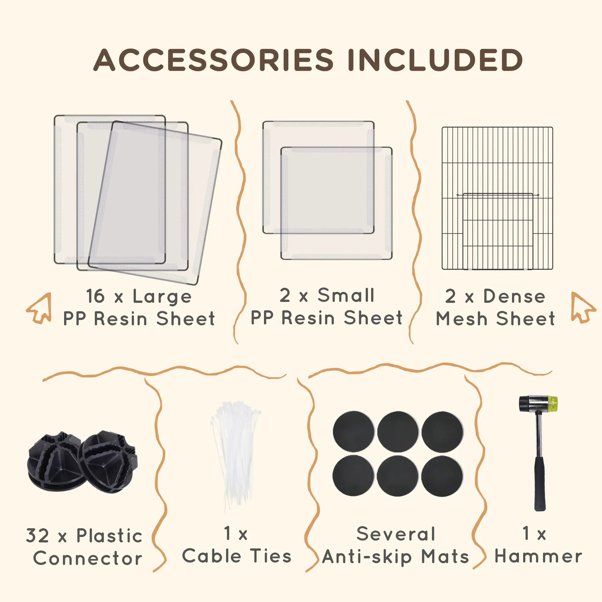 20 Panels DIY Small Animal Cage, With Door, Top Cover, White Houses & Habitats at Gallery Canada