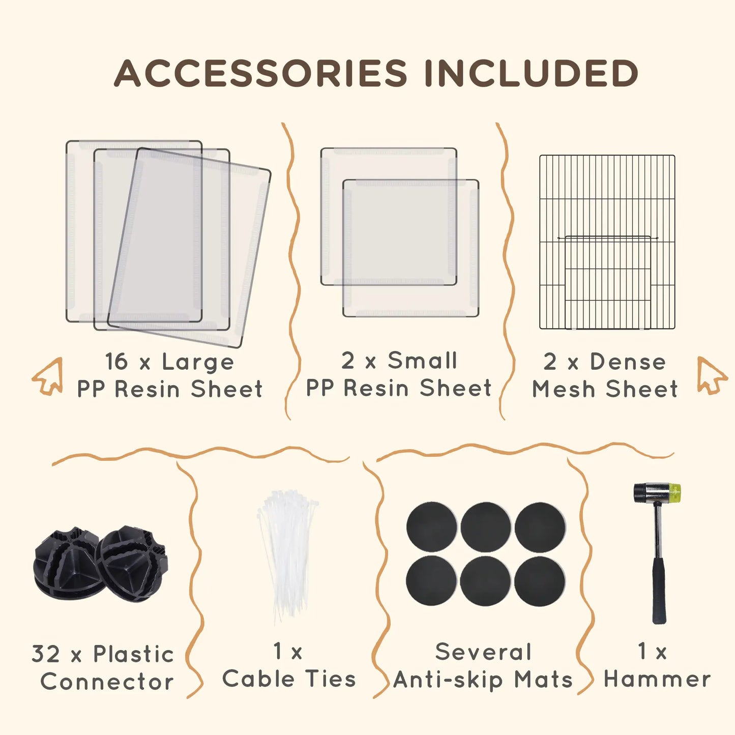 20 Panels DIY Small Animal Cage, With Door, Top Cover, White Houses & Habitats at Gallery Canada