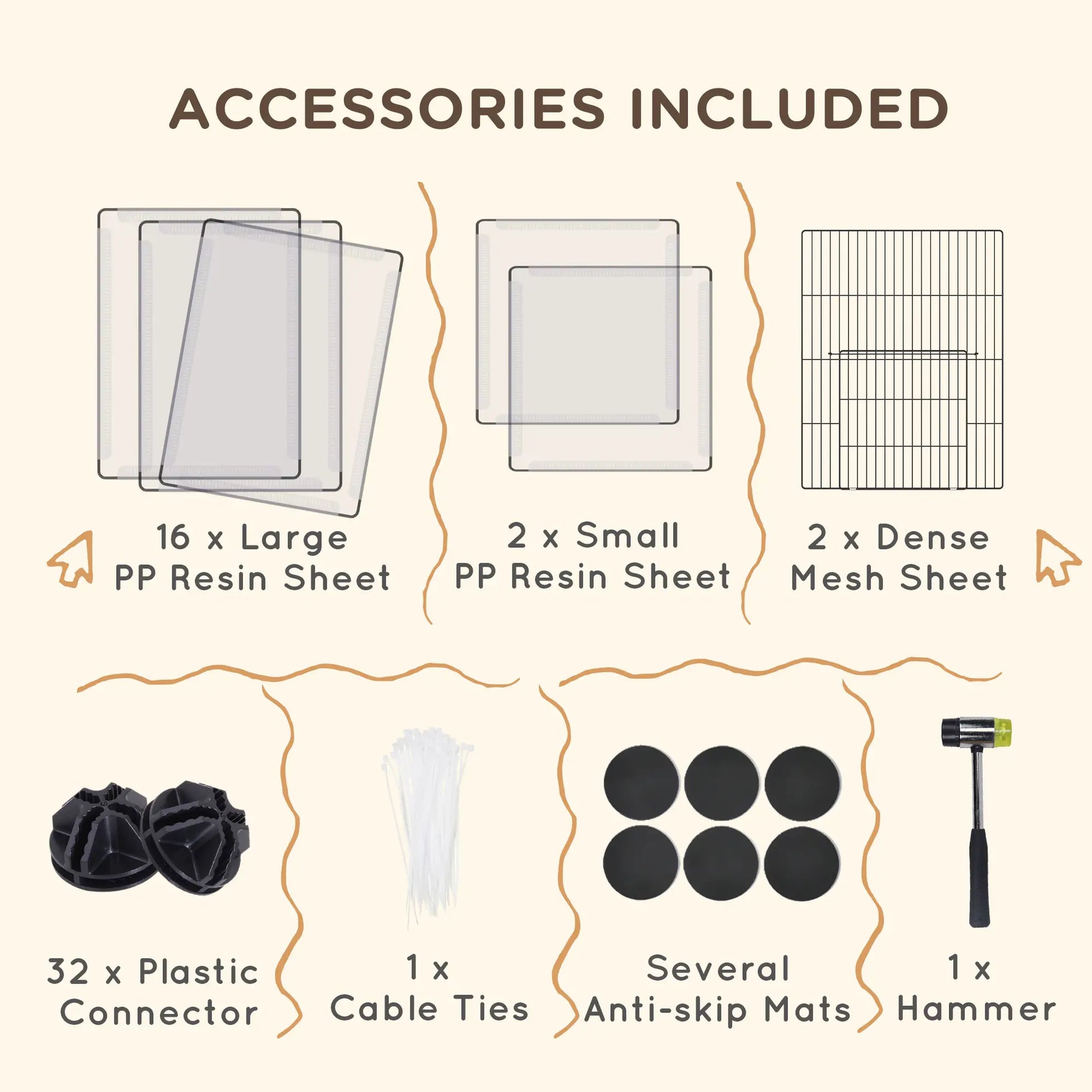20 Panels DIY Small Animal Cage, With Door, Top Cover, White Houses & Habitats at Gallery Canada