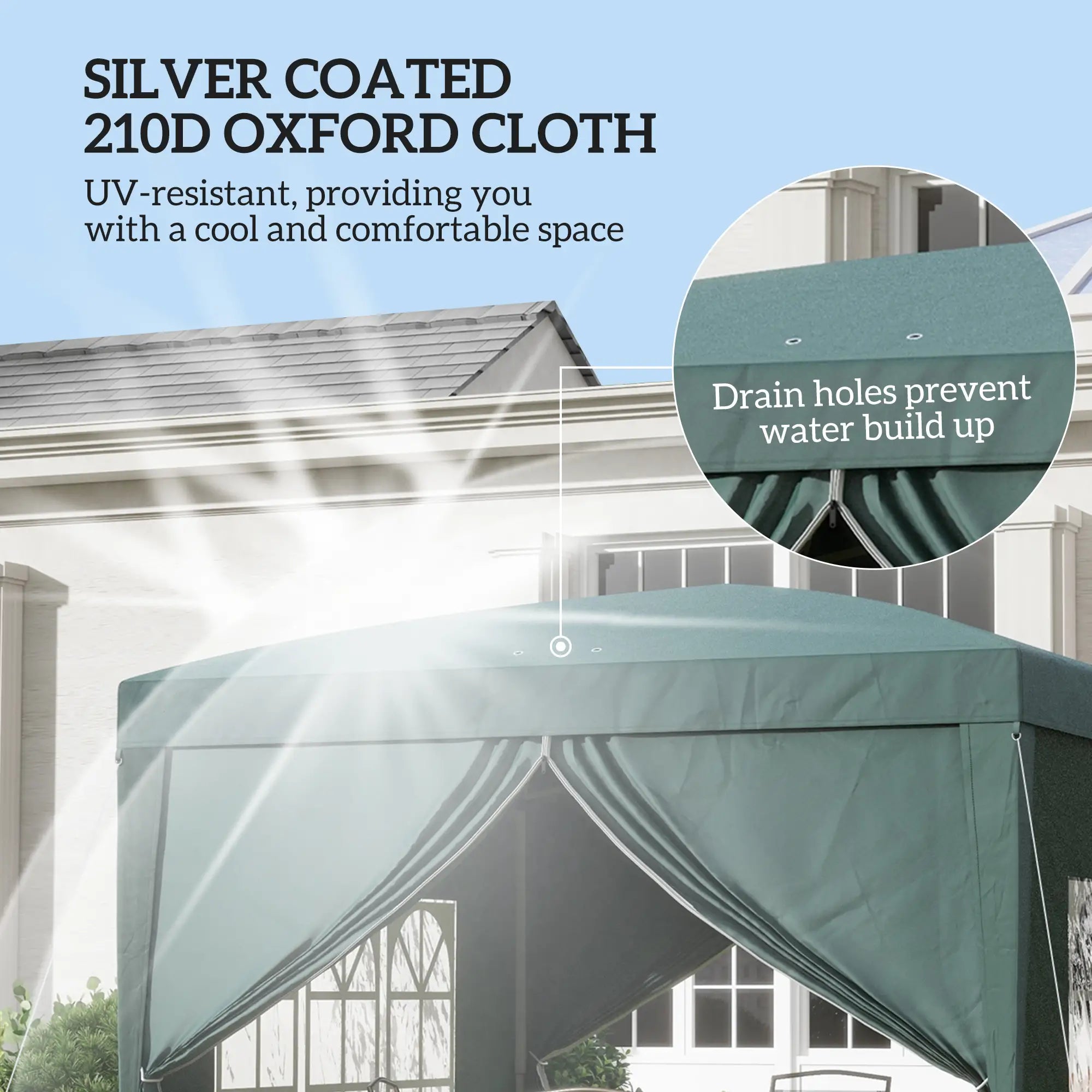 10'x10' Outdoor Pop Up Party Tent Wedding Gazebo, Dark Green Pop Up Canopies at Gallery Canada