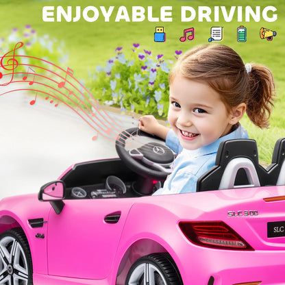 12V Ride On Car, Parent Remote, Two Motors, Music, Lights, Pink, 3-6 Years Electric Toy Cars at Gallery Canada