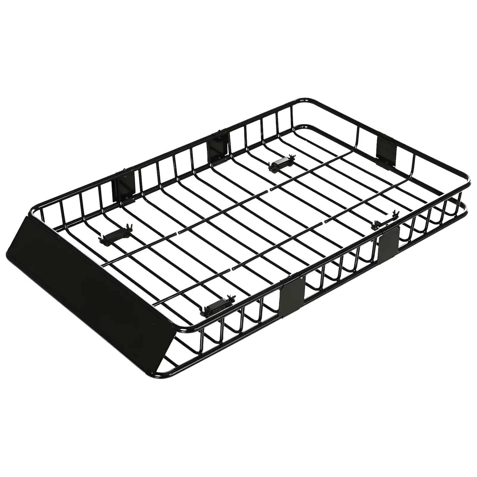 64" x 43" x 39" Adjustable Roof Rack, Universal Cargo Basket, 220 Lbs Automotive Black at Gallery Canada