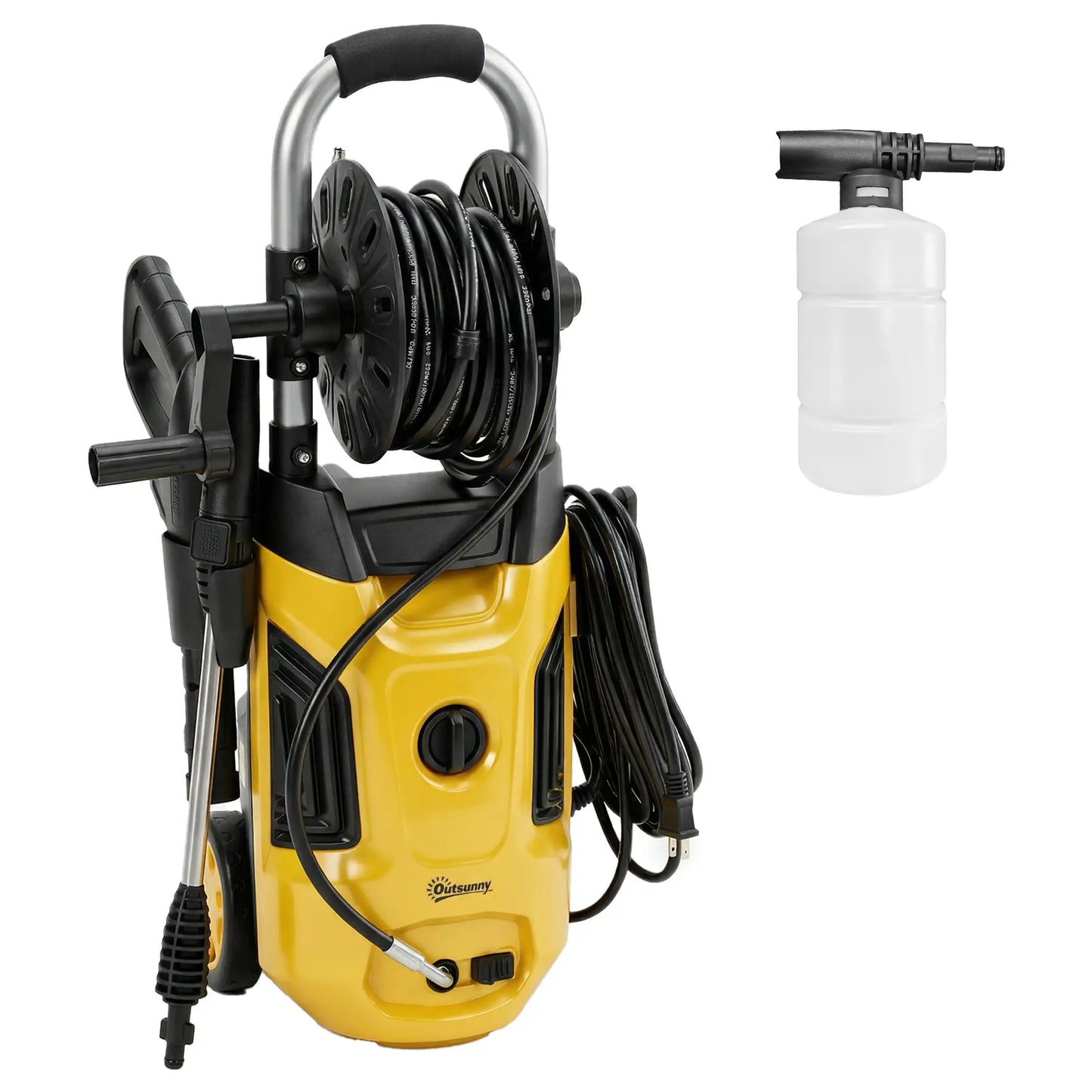 Electric Pressure Washer, 2176 PSI High Pressure Washer with 20 ft Outlet Hose, Adjustable Nozzle, 1.9GPM Power Washer Garden Accessories at Gallery Canada