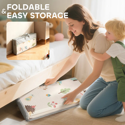 Foldable Baby Play Mat, Reversible Foam Crawling Mat, Toddler Nursery Kids Gym & Playmats at Gallery Canada