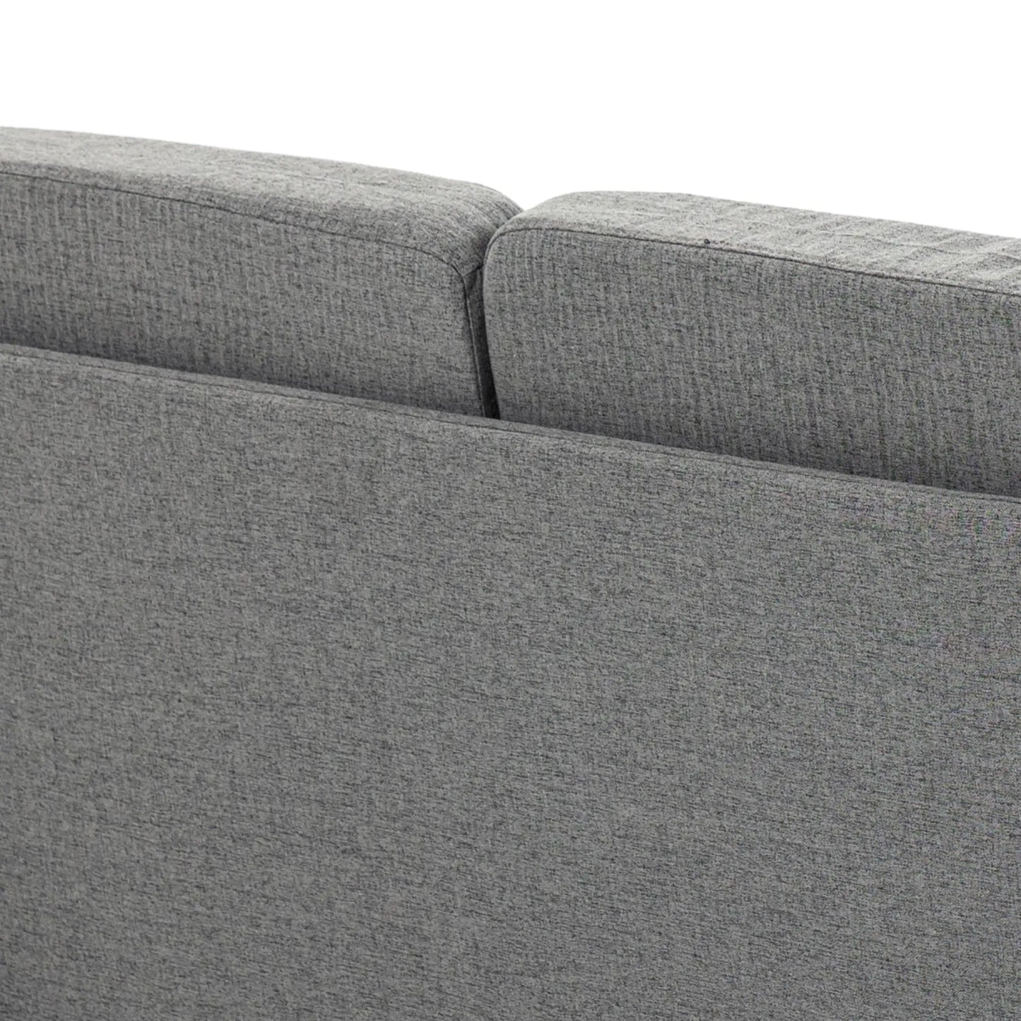 2-Seat Sofa with Armrests, Wood Legs, for Living Room, Grey 2-Seater Sofas at Gallery Canada