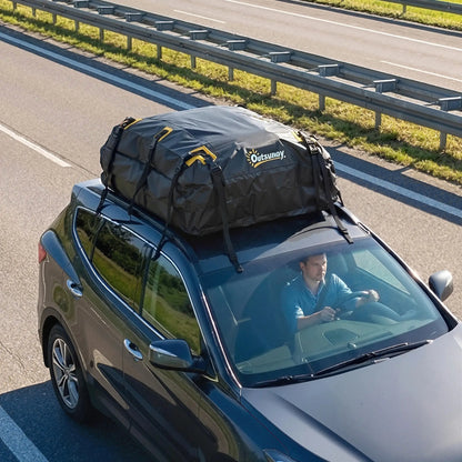 Waterproof Soft-Shell Roof Cargo Carrier, 21 Cubic Feet, Anti-Slip Mat Automotive at Gallery Canada