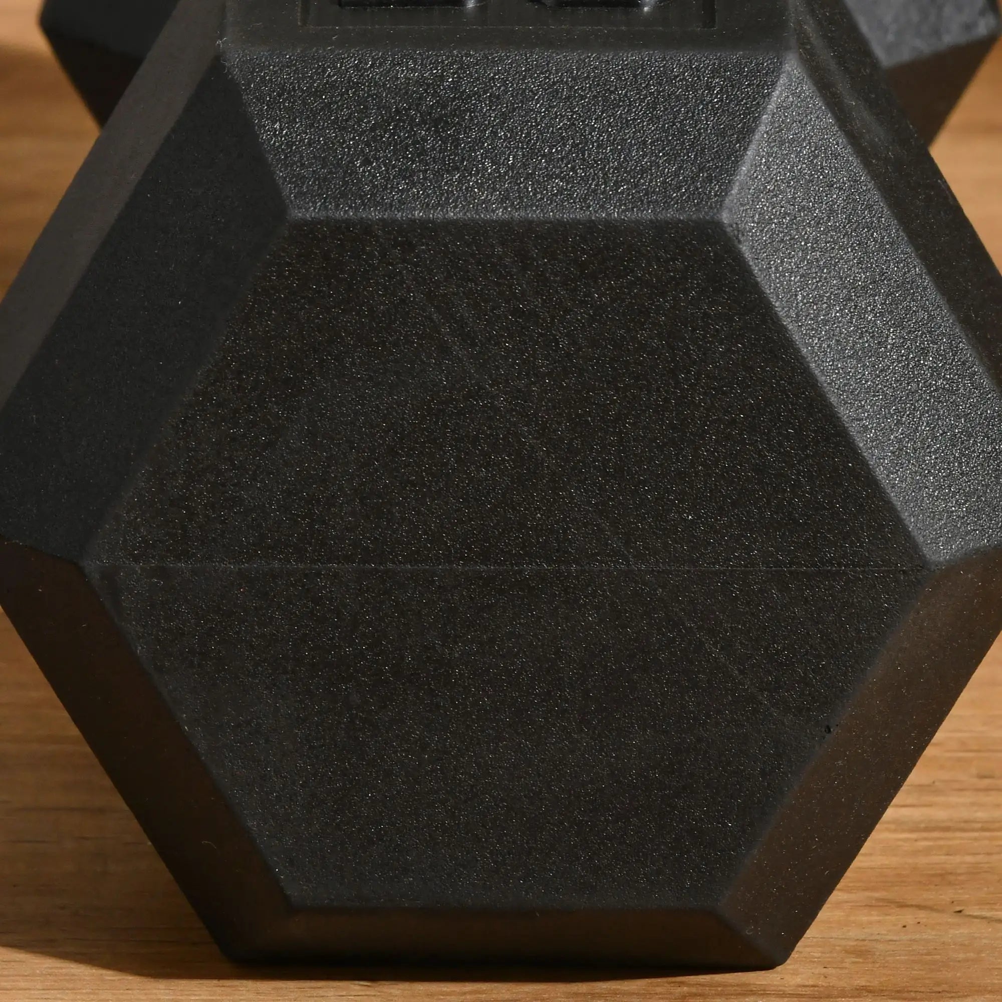 50lbs Rubber Hex Dumbbells, Hand Weight, Home Gym, Black Dumbbells & Barbells at Gallery Canada