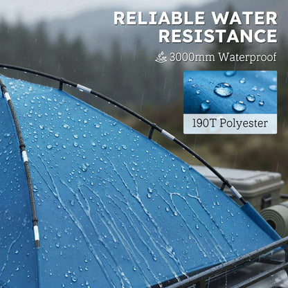 SUV Car Awning Camping Tent, 3000mm Waterproof, Light Blue Camping Tents at Gallery Canada