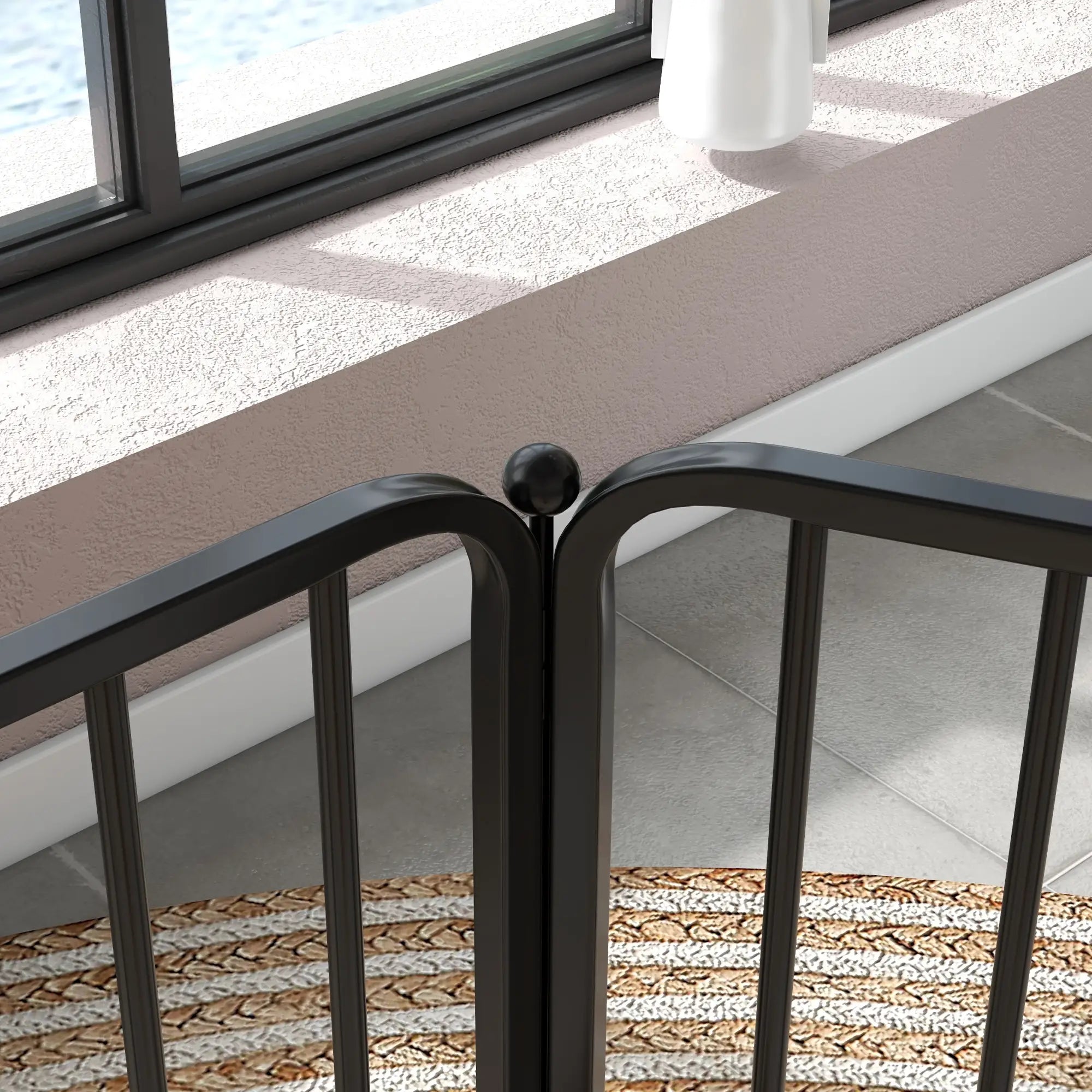 Outdoor Dog Fence, 6 Panels 31.5