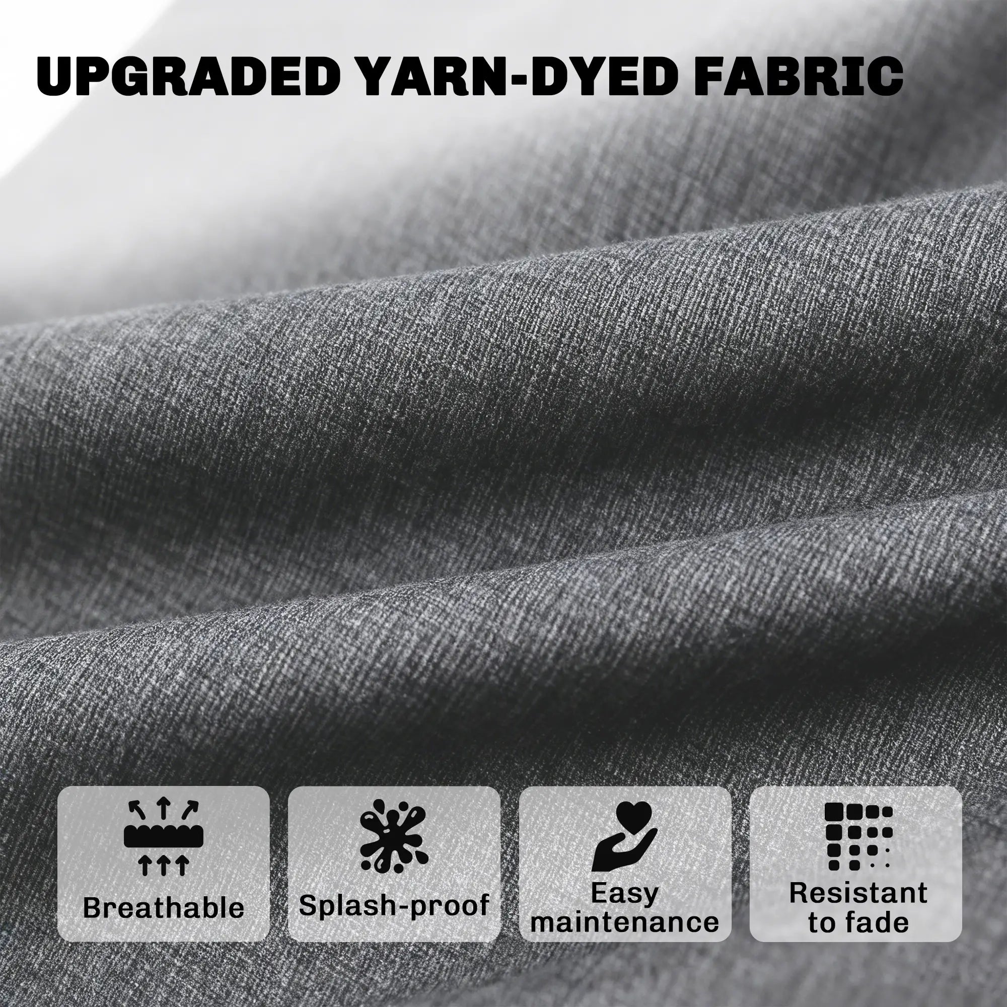 Outdoor Chair Cushions Set Of 4, Fade Resistant, 24