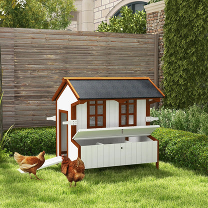 47" Wooden Chicken Coop, Rabbit Hutch, Portable Poultry Cage Chicken Coops at Gallery Canada