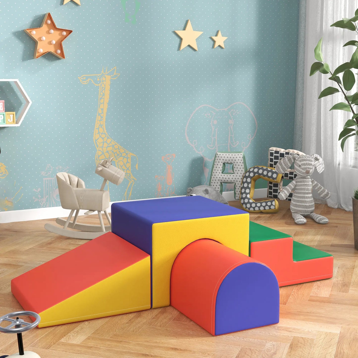 4 Piece Foam Play Set, Toddlers and Kids, Classic Color Baby Gym & Playmats at Gallery Canada