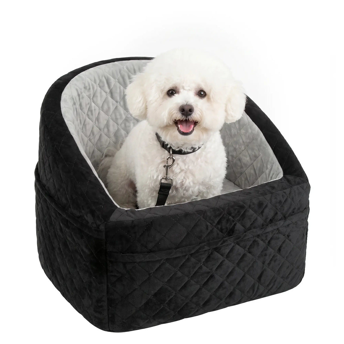 Dog Booster Car Seat Washable, Small Under 10kg, Grey Dog Bike Trailers & Strollers at Gallery Canada