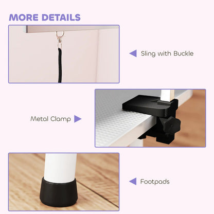 Foldable Pet Grooming Table, Adjustable Arm, Non-Slip Surface, Grey Dog Grooming Tables at Gallery Canada