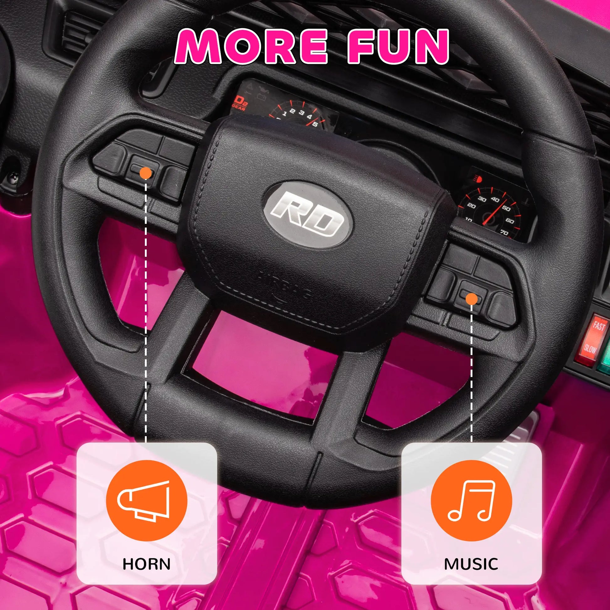 12V Ride On Truck, Electric Car For Kids, Pink Electric Toy Cars at Gallery Canada