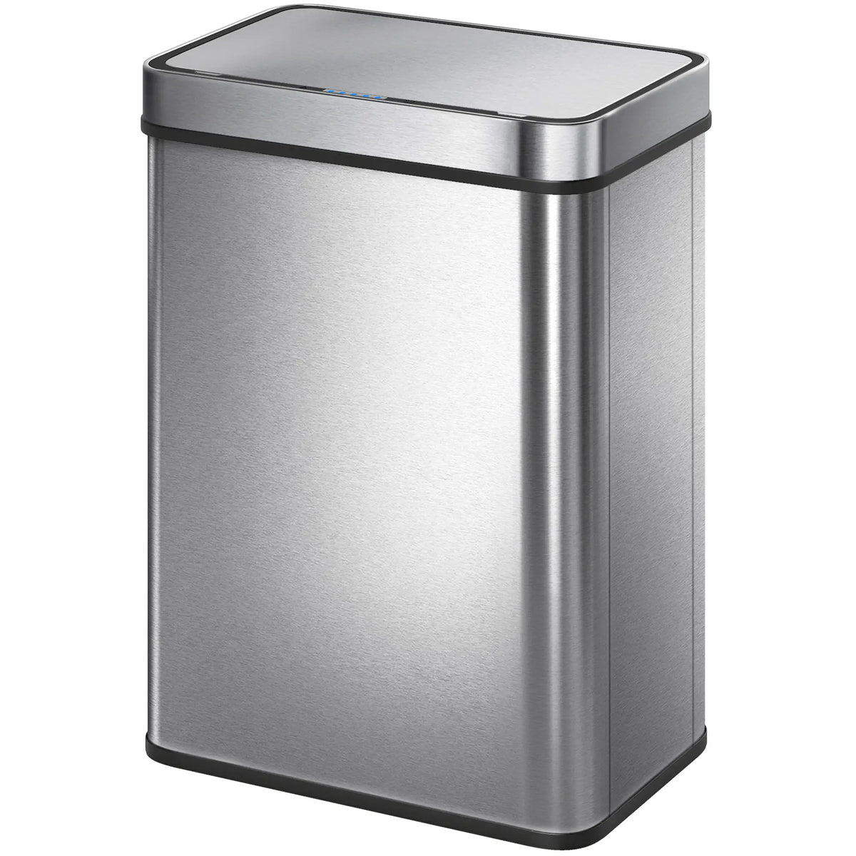 13.2 Gallon Sensor Can, Automatic Garbage Can, Stainless Steel, Silver Household Supplies Silver Tone at Gallery Canada