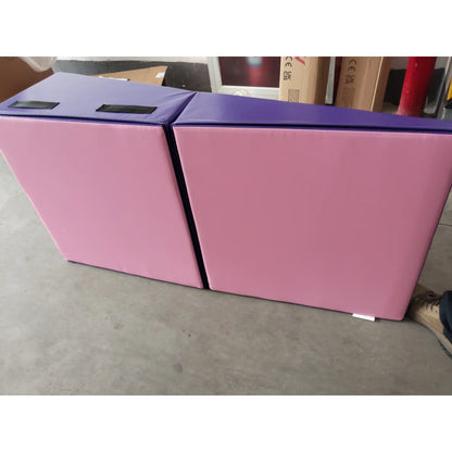 Incline Gymnastics Mat, Tumbling Wedge, Water Resistant PU Leather, Purple Gymnastics Mats at Gallery Canada