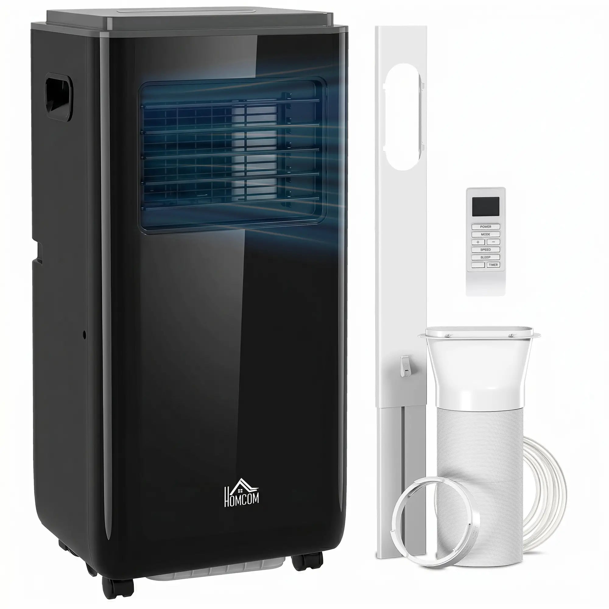 10,000 BTU Mobile Air Conditioner, 440 Sq. Ft., Dehumidifier, Fan, Black Air Conditioner at Gallery Canada