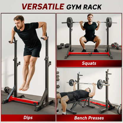 Adjustable Steel Barbell Squat Rack, Bench Press Power Towers at Gallery Canada