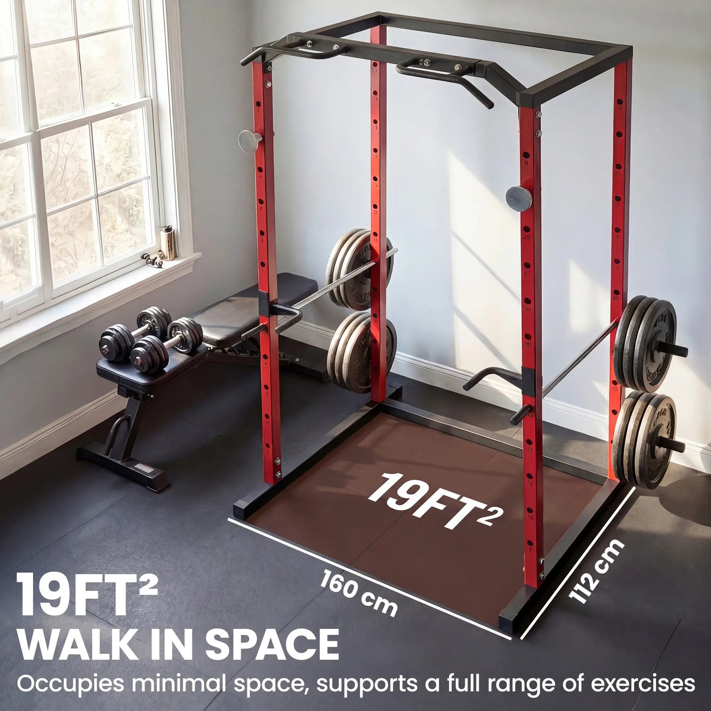 Power Cage, 1000 lbs Capacity, Adjustable Height Squat Rack Power Towers at Gallery Canada