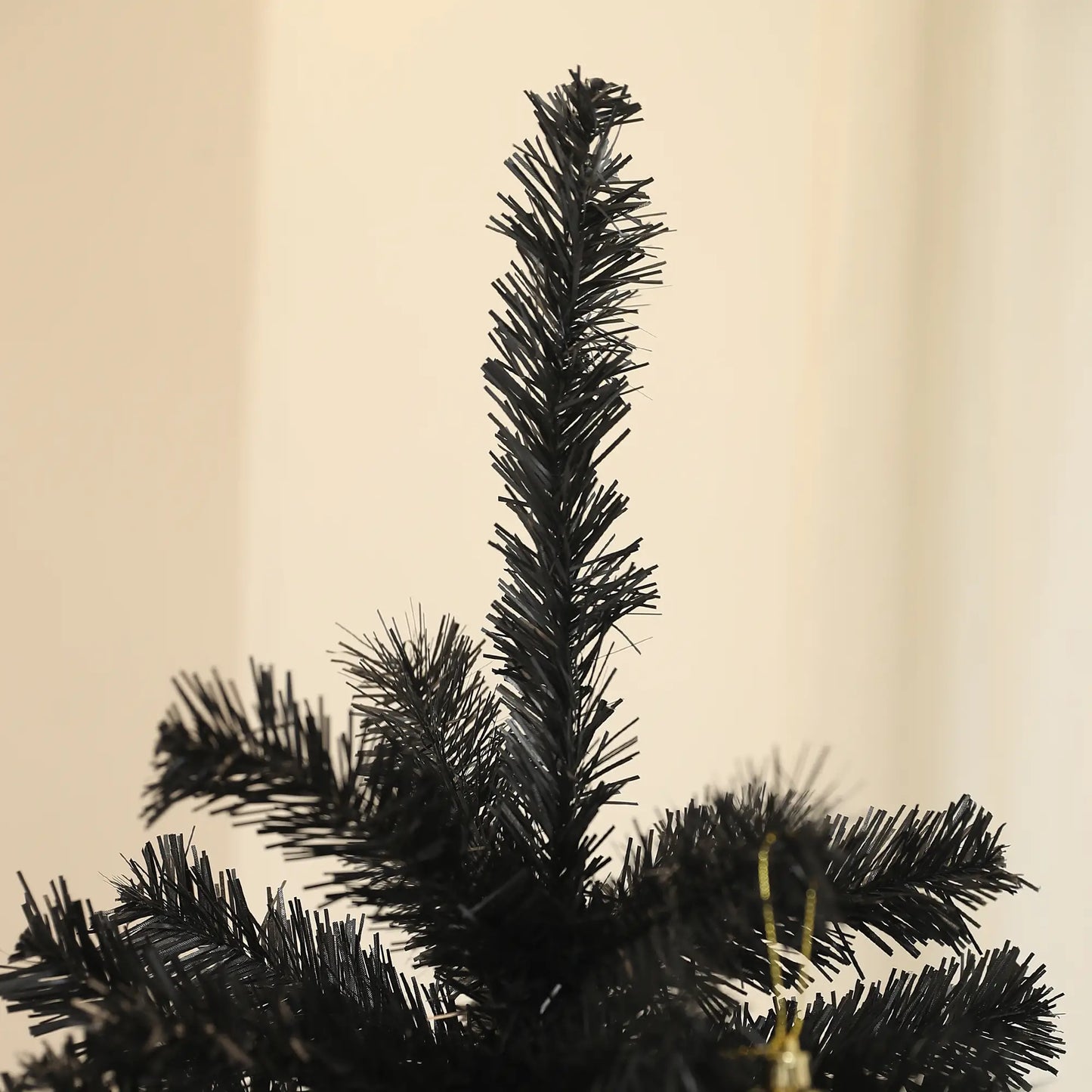 6ft Artificial Christmas Tree, Auto Open, Steel Base, Black Artificial Christmas Trees at Gallery Canada