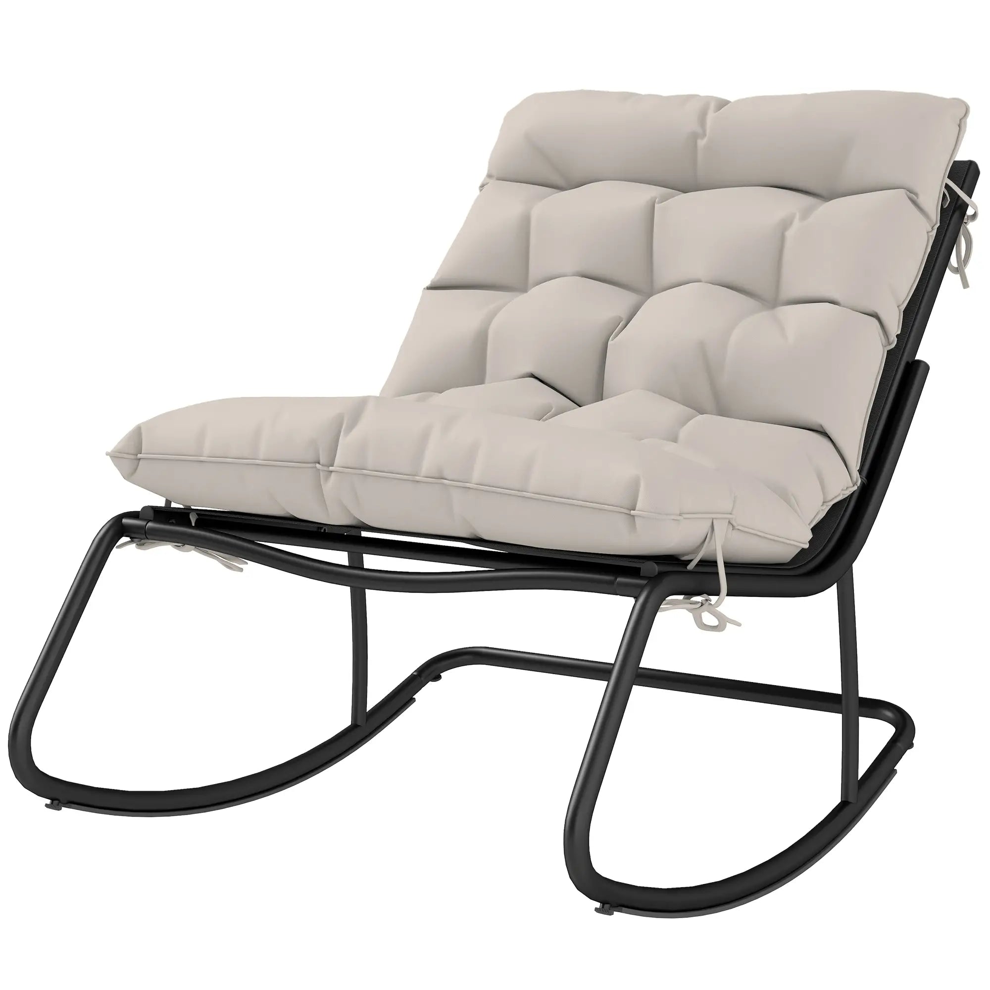 Oversized Rocking Patio Chair With 25
