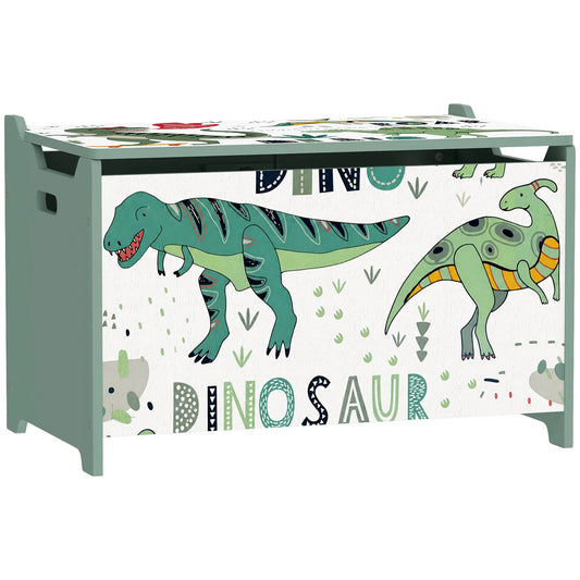 Kids Storage Chest with Lid, Toy Box, Safety Hinges, Green Baby & Kids Storage Green at Gallery Canada