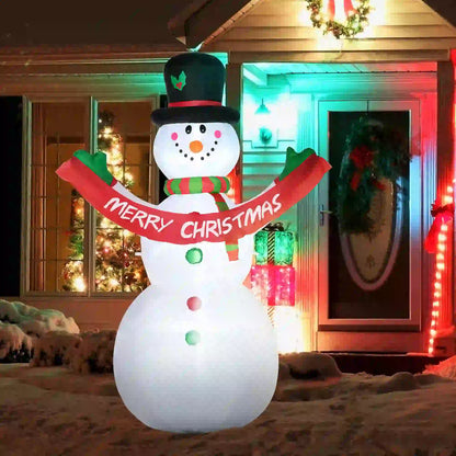 Inflatable Snowman Yard Decoration, LED Lights, Outdoor Christmas Christmas Inflatables at Gallery Canada