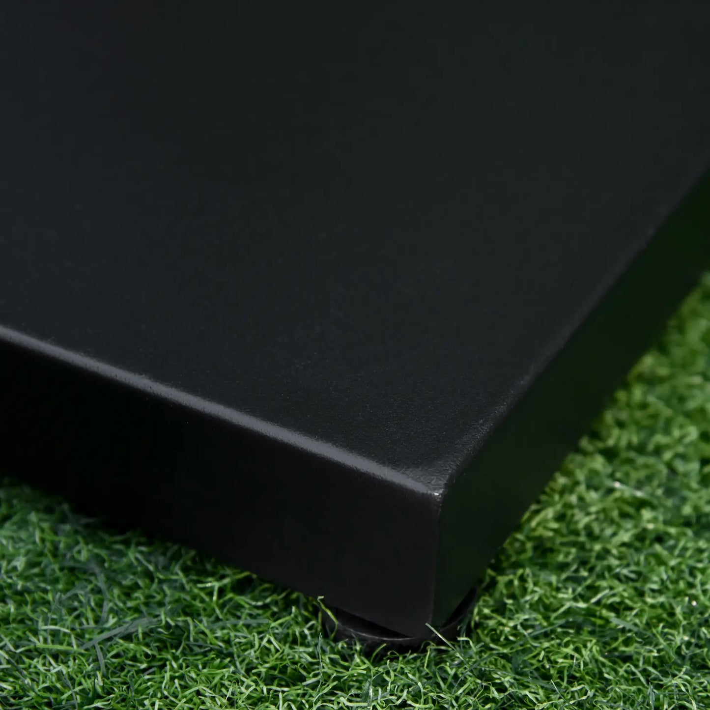 40 lbs Steel Square Parasol Stand Base, Adjustable Knob, Black Umbrella Bases at Gallery Canada