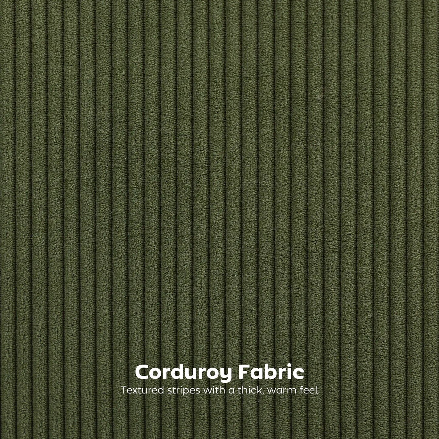 Set of 2 Barstools, Upholstered Corduroy, Backrest, Footrest, Green Bar Stools at Gallery Canada