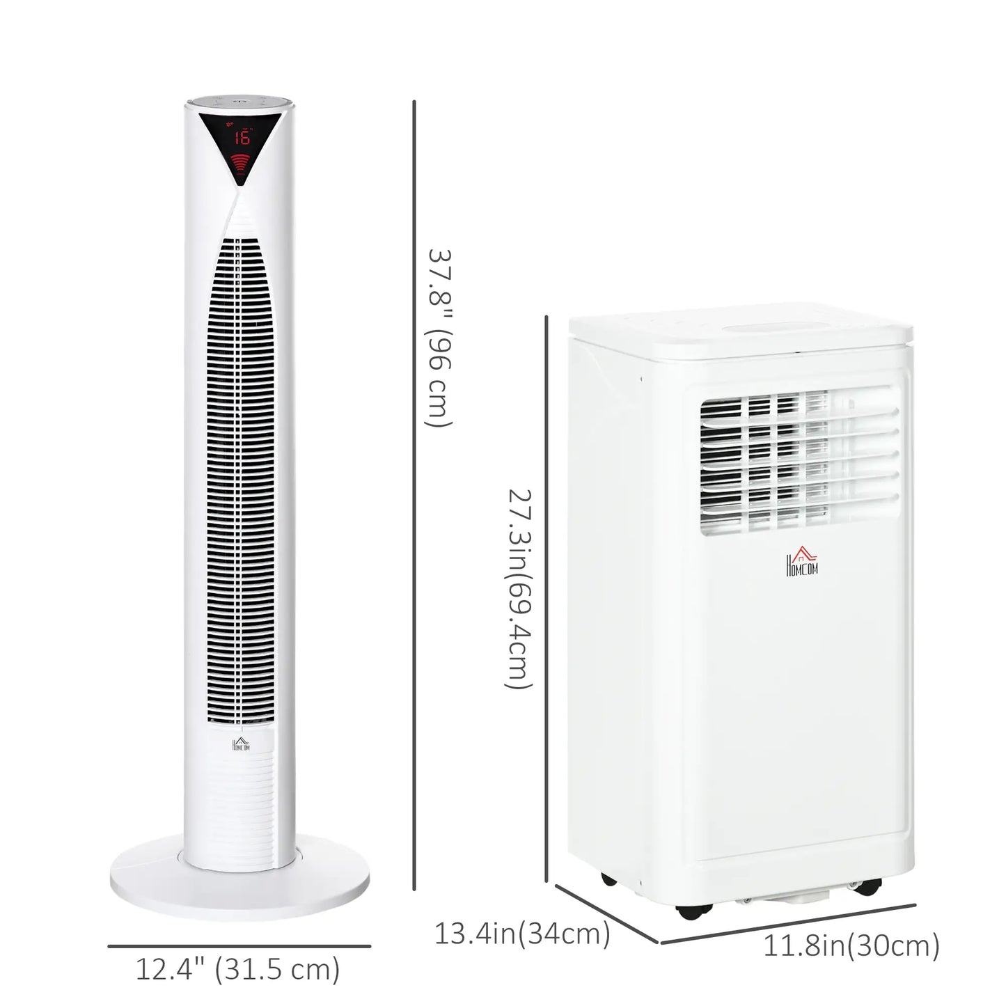 8000 BTU Portable Air Conditioner, 344 Sq. Ft., White Air Conditioner at Gallery Canada