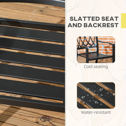 2 PCs Dining Chairs, Outdoor Armchairs, Stackable, Black Patio Chairs at Gallery Canada