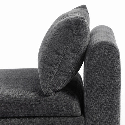 54" Storage Ottoman Bench with Pillows, Dark Grey, Dark Grey Storage Ottomans & Benches at Gallery Canada