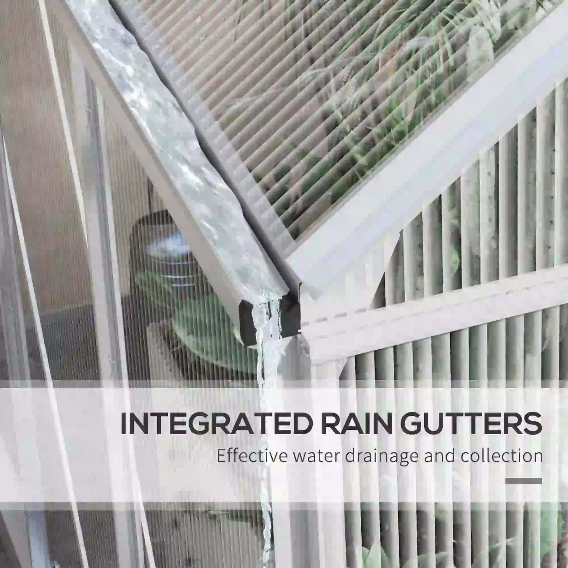 6' x 6' Walk-In Greenhouse, Polycarbonate, Sliding Door, Window, Silver Walk In Greenhouses at Gallery Canada