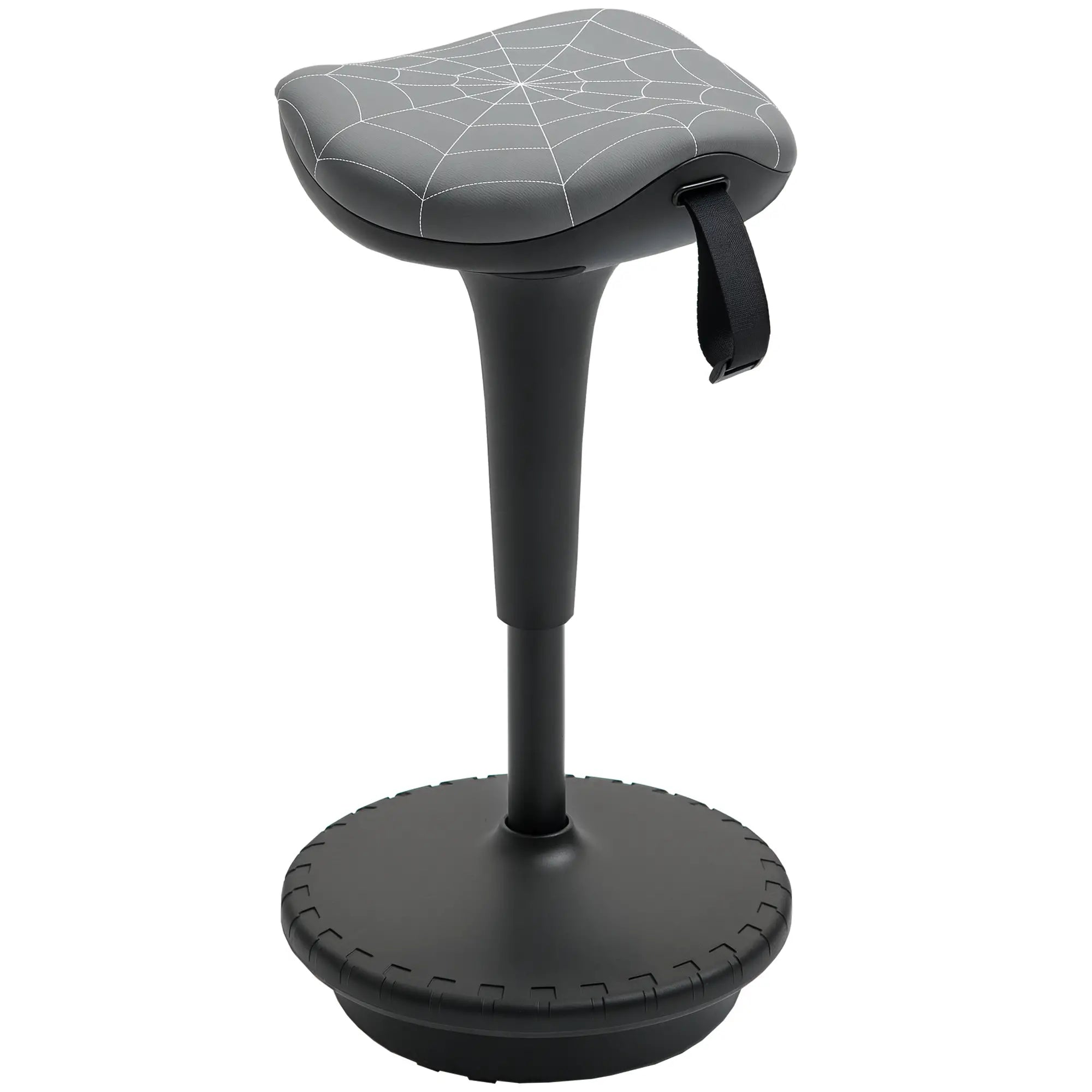 Backless Wobble Stool, Adjustable Standing Desk Chair, Grey Task Chairs Grey at Gallery Canada