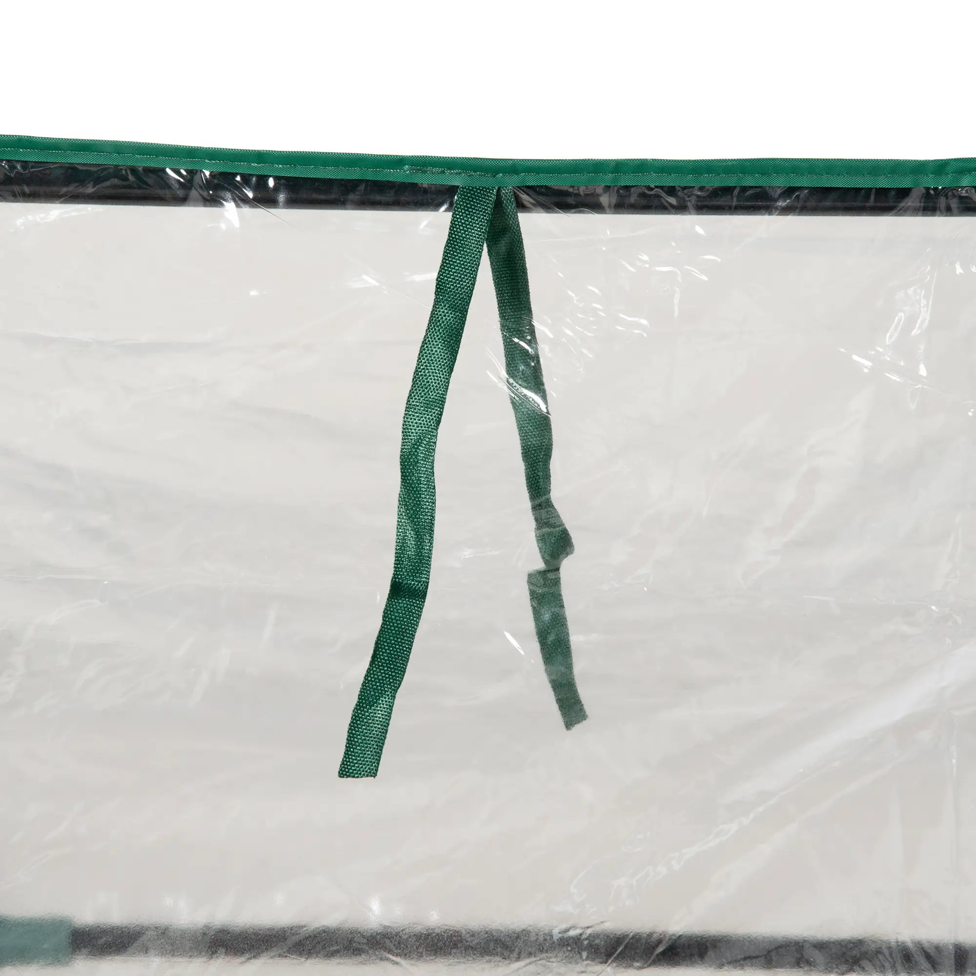 Steel Outdoor Raised Garden Bed, Greenhouse Cover, Roll Up Door, 50